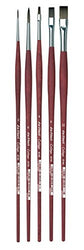 da Vinci Oil & Acrylic Series 5269 College Synthetic Paint Brush Set, Multiple Sizes, 5 Brushes