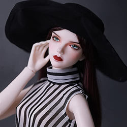 Y&D Original Design 1/3 BJD Doll 24.2 inch Princess Dolls, Ball Jointed Doll with Clothes Outfit Shoes Wig Hair Makeup Hat, Best Gift Anime Toys for Girls