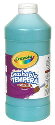 Crayola Turquoise Washable Tempera Paint, 32-Ounce