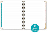 HARDCOVER Academic Year 2023-2024 Planner: (June 2023 Through July 2024) 8.5"x11" Daily Weekly Monthly Planner Yearly Agenda. Bookmark, Pocket Folder and Sticky Note Set (Pink Marble)