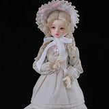 Dytxe 41.5Cm BJD 1/4 Doll Full Set Makeup Lovely and Delicate Birthday Doll Toy Doll Girl Child Joints Movable Doll Gift
