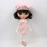 Original Doll Clohtes Outfit, Winter Suit(Knitting Shirt + Suspender Skirt + Stocking + Beret), Doll Dress Up for 1/6 12inch Doll or ICY Doll- Fortune Days(YW-YF008)