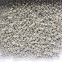 Galvanized Silver Miyuki Japanese round rocailles glass seed beads 11/0 Approximately 24 gram 5