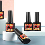 Coscelia Gel Nail Polish Set 10pcs Temperature Colors Changing Nail Gel with Top and Base Coat Soak Off Nail Art gel polish 8ml