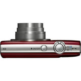 Canon PowerShot ELPH 180 Digital Camera (Red) Bundle with 32 GB Memory Card and More