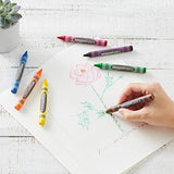 Amazon Basics Jumbo Crayons - 24 Assorted Colors, 2-Pack
