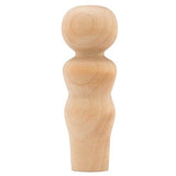 Unfinished Wood Doll Bodies -Girl/Women (2-1/4 Inch) - 50 Pieces by Woodpeckers