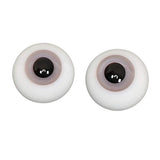 Fityle Fashion Dolls Safety Eyeballs 14mm Eyes Acrylic Round Eyeballs for Dollfie BJD Plush Animals Doll DIY Custom Making Supplies Gray