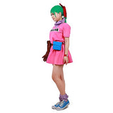 Miccostumes Women's Anime Pink Dress Cosplay Costume with Full Accessories (women m)