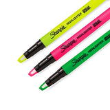 Sharpie Clear View Highlighter Stick, Assorted, 3/Pack (1950748)