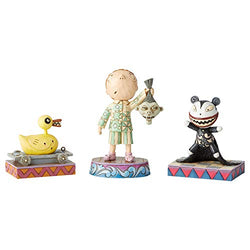 Enesco Disney Traditions by Jim Shore the Nightmare Before Christmas Timmy and Scary Toys Figurine Set, 3.5 Inch, Multicolor