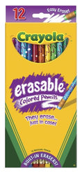 Erasable Colored Pencil (12 Count) [Set of 6]
