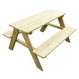 Merry Garden Kids Wooden Picnic Bench - TB0020000010