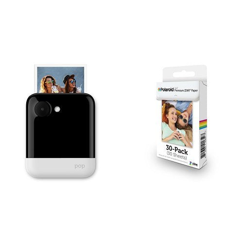 Polaroid POP 3x4" Instant Print Digital Camera (White) with Premium ZINK Photo Paper