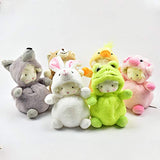 Lamb Stuffed Animals Dressed as Dinosaur Plushies，Dinosaur Stuffed Animals Small , Mini Soft Sheep Stuffed Plush Toys for Kids Toddler 8"