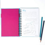 Travel Journal for Kids- Fun and Easy Way to Document Several Childhood Vacations in One Journal (Blue)