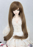 (20-22cm) 1/3 BJD Doll MSD Fur Wig Dollfie / Light-Brown Long Hair / FBE017