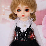 BJD Doll, 1/6 SD Dolls 10.6 Inch Ball Jointed Doll DIY Toys with Full Set Clothes Shoes Wig Makeup, Best Gift for Girls -Lina (Color : A)