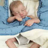 CHAREX Realistic Reborn Baby Dolls Boy - Lifelike Newborn Silicone Real Baby Doll 18 inch Sleeping Soft Cloth Body Gift Set Kids Girls Boy Toys for 3+ Years Old