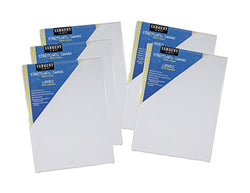 Sargent Art 16x20 inch Value Pack 16 x 20 Inch Stretched Canvas Pack of 5, 5 Piece