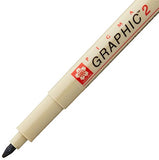Sakura SAKXSDK2.49 Pigma Graphic Pen, 2.0mm, Black