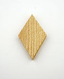 2.3"x1.34" Wood Diamond Shape Unfinished Wood Mosaic Tile - 30 pcs