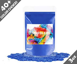 Marblers Powder Colorant 3oz (85g) [Gentle Blue] | Pearlescent Pigment | Tint | Pure Mica Powder for Resin | Dye | Non-Toxic | Great for Epoxy, Soap, Nail Polish, Cosmetics and Bath Bombs