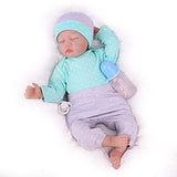 Kaydora Reborn Baby Dolls Boy, 22 Inch Realistic Sleeping Newborn Baby Doll, Handmade Weighted Silicone Reborn Dolls That Look Real