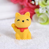 TOAOB 28PCS Pencil Erasers Adorable Non-Toxic Best Removable Assembly Zoo Mini Puzzle Animal Pencil