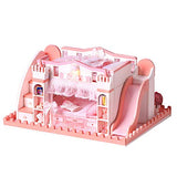 WYD Miniature Kit Puzzles Toys DIY House Kit with LED Lights 3D Mini House Puzzle Gifts for Girls