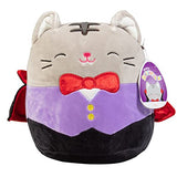 Squishmallows 8" Tally The Cat Vampire - Official Kellytoy Halloween Plush - Cute and Soft Stuffed Animal Toy - Great Gift for Kids