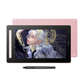 XP-PEN Artist 22R pro Drawing Tablet with Screen 120% sRGB with Battery-Free Stylus Full-Laminated Technolog 21.5 inch Pen Display & XP-PEN Artist16 2nd Computer Graphic Tablet Pink