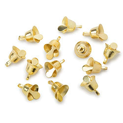 Darice Liberty Bell - Gold - 3/8 inch - 12 pieces