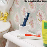 Odoria 1:12 Miniature Toothbrush Mini Tooth Brush Set Dollhouse Bathroom Accessories