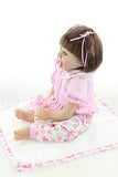 OCSDOLL Reborn Baby Dolls 22" Looking Real Soft Touch Silicone Vinyl Newborn Cute Real Life Baby Dolls