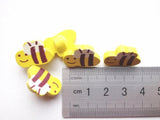 100pcs Wooden Buttons in Bulk Buttons for Crafts Yellow Bees Bu-18