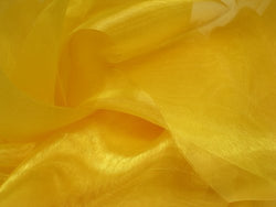 Yellow Mirror Organza Fabric 58"/60" x 10yd