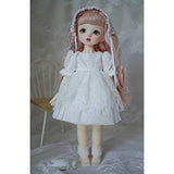 HMANE 6Pcs Set BJD Dolls Clothes for 1/6 BJD Dolls, White Princess Lace Dress Outfit Set Dollfie Dress Up (No Doll)