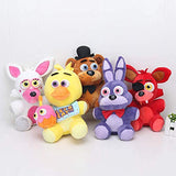 YLEAFUN Five Nights Plush Figure Toys, 7 Inch Plush Toy - Stuffed Toys Dolls - Kids Gifts - Gifts for Five Nights Game Fans