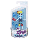 My Little Pony Equestria Girls Fashion Squad Rainbow Dash 3" Mini Doll with Removable Outfit, Shoes & Accessory, for Girls 5+