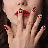 WOKOTO 60Pcs 3D Halloween gold nail charms for women nails halloween nail art Skulls Skeleton Hand Spider 3d nail art charms nail charms for nail art 3d halloween glitter nail jewelry and decorations
