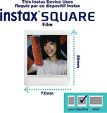 Fujifilm Instax Square Link Smartphone Printer - Green - Fuji Instax Square Instant Film (20 Sheets) – Instax Link Printer Bundle (Green)