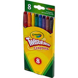 Twistable Crayons, 8 Traditional Colors/Set / 14 Pack