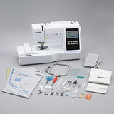 Brother LB5000 Sewing and Embroidery Machine, 80 Built-in Designs, 103 Built-in Stitches, Computerized, 4" x 4" Hoop Area, 3.7" LCD Touchscreen Display, 7 Included Feet