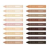 We Are Colorful Skin Tone Crayon Set from Mudpuppy, Includes 18 Crayons, Beyond Just Peach and Brown!, Tin package makes for a great gift!, Ages 3+