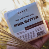 bMAKER Shea Butter Soap Base for Soap Making Melt and Pour Soap Base