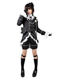 Cosfun Women's Ciel Phantomhive Victoria Cosplay Costume Uniform mp003378(X-Small)