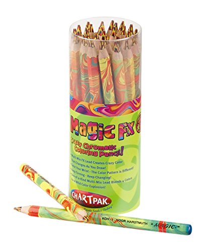 Koh-I-Noor Magic FX Coloring Pencils, Pack of 30, Original Mix (FA3405.30)