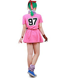 miccostumes Women's Bulma Cosplay Costume (Women xs) Pink