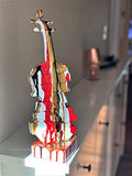 ImprovingLife Sculpture Violin 36cm (15inch) high Resin Statue Home Decor Masterpiece